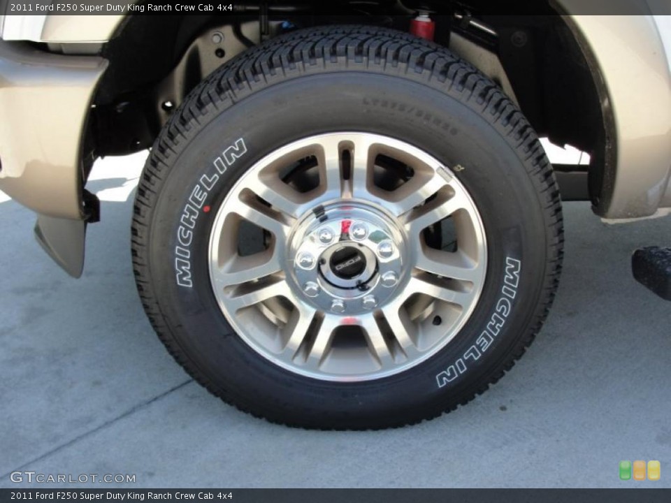 2011 Ford F250 Super Duty King Ranch Crew Cab 4x4 Wheel and Tire Photo #46744273