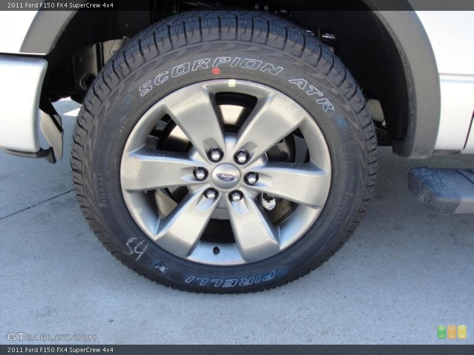 2011 Ford F150 FX4 SuperCrew 4x4 Wheel and Tire Photo #46744546