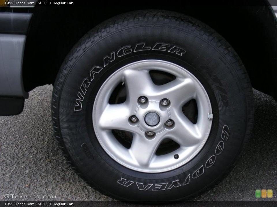 1999 Dodge Ram 1500 SLT Regular Cab Wheel and Tire Photo #46745695
