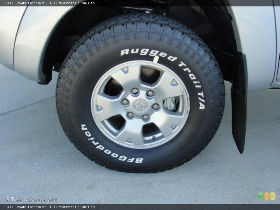 2011 Toyota Tacoma V6 TRD PreRunner Double Cab Wheel and Tire Photo #46746284