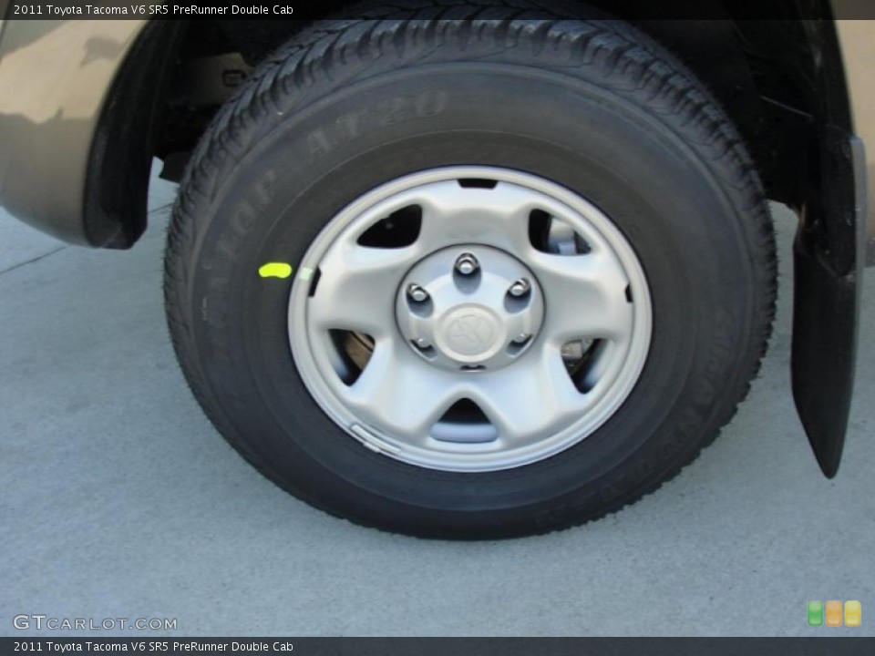 2011 Toyota Tacoma V6 SR5 PreRunner Double Cab Wheel and Tire Photo #46746698