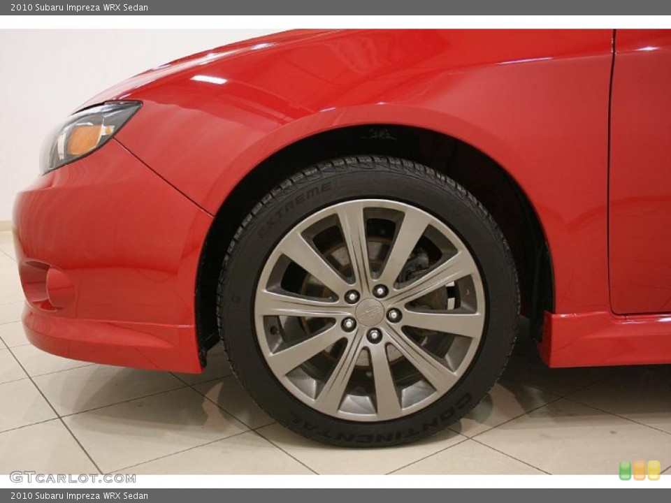 2010 Subaru Impreza WRX Sedan Wheel and Tire Photo #46747322