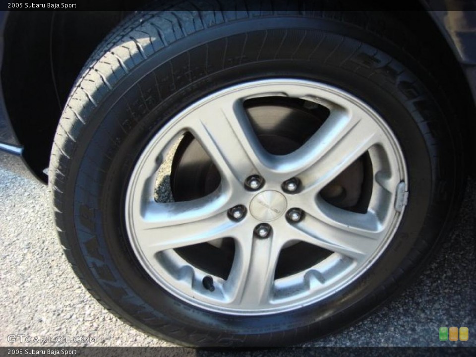 2005 Subaru Baja Sport Wheel and Tire Photo #46750758