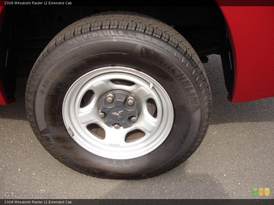 2008 Mitsubishi Raider LS Extended Cab Wheel and Tire Photo #46753305