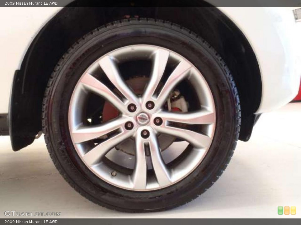 2009 Nissan Murano LE AWD Wheel and Tire Photo #46754433