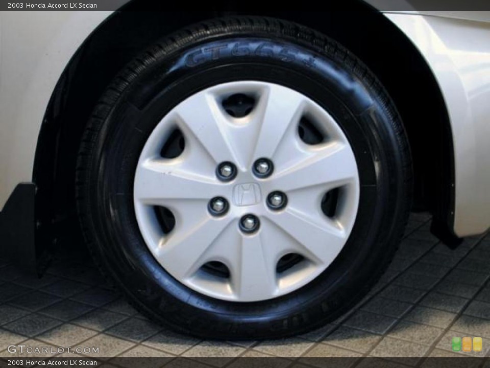 2003 Honda Accord LX Sedan Wheel and Tire Photo #46756221