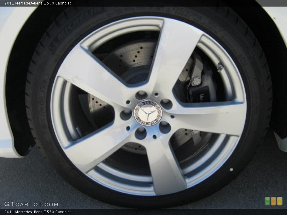 2011 Mercedes-Benz E 550 Cabriolet Wheel and Tire Photo #46757601