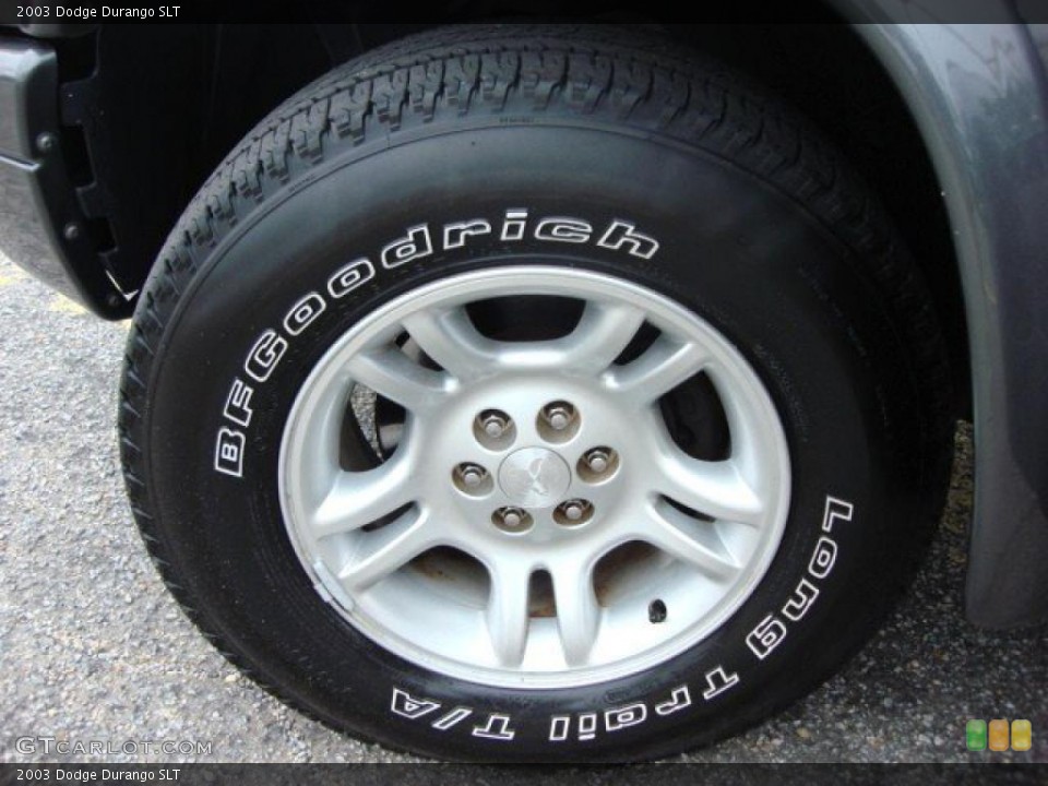 2003 Dodge Durango SLT Wheel and Tire Photo #46758501