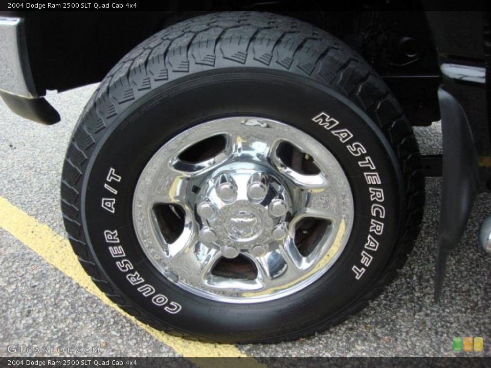 2004 Dodge Ram 2500 SLT Quad Cab 4x4 Wheel and Tire Photo #46759467