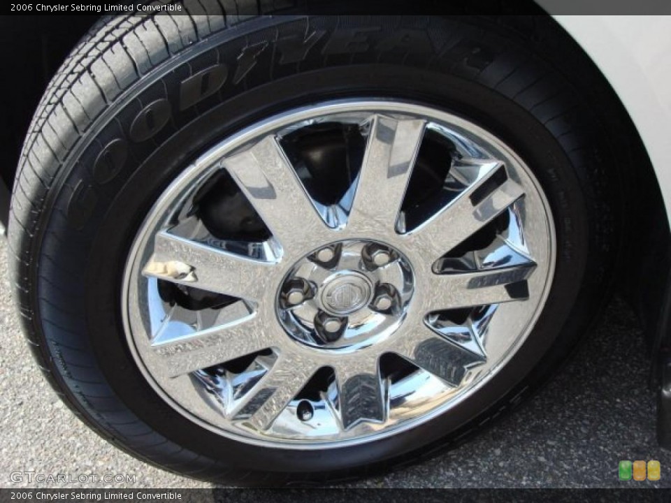 2006 Chrysler Sebring Limited Convertible Wheel and Tire Photo #46765395