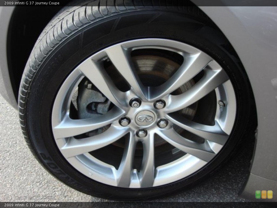 2009 Infiniti G 37 Journey Coupe Wheel and Tire Photo #46765740
