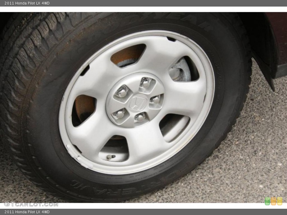 2011 Honda Pilot LX 4WD Wheel and Tire Photo #46766151