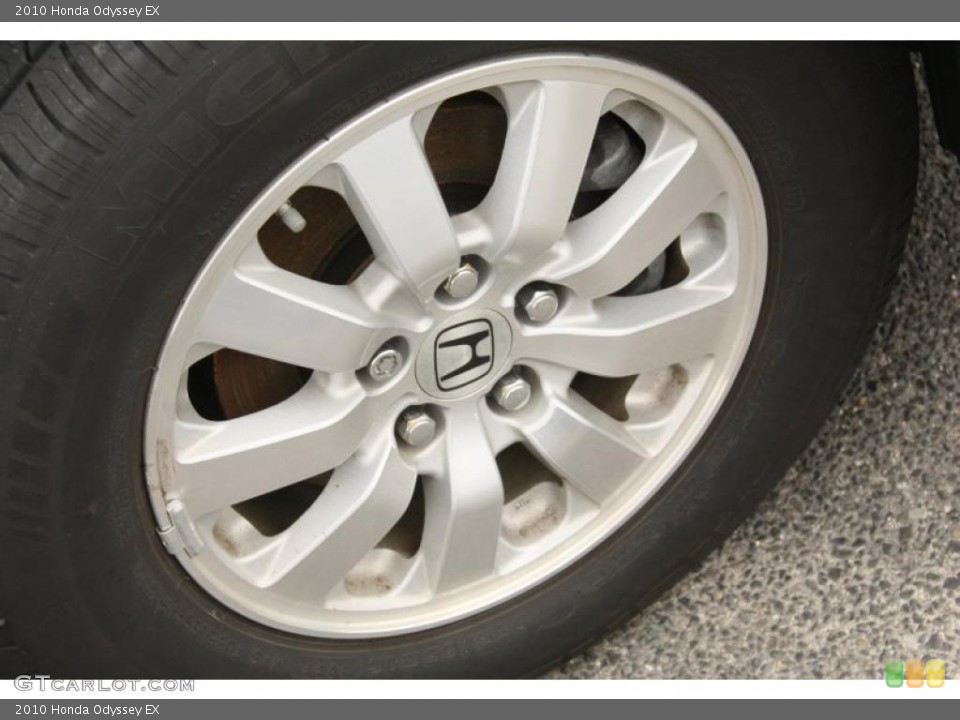 2010 Honda Odyssey EX Wheel and Tire Photo #46766475