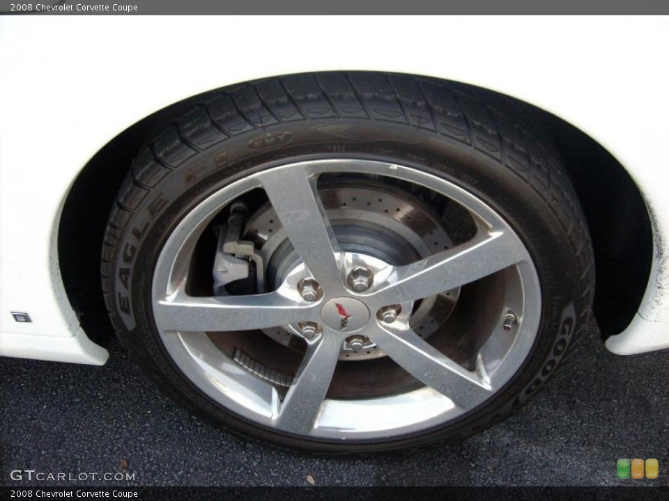 2008 Chevrolet Corvette Coupe Wheel and Tire Photo #46769301