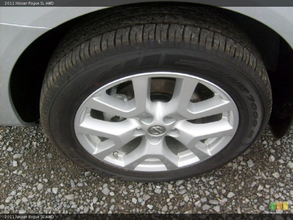 2011 Nissan Rogue SL AWD Wheel and Tire Photo #46778346