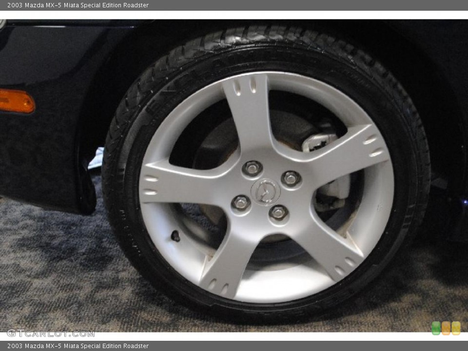 2003 Mazda MX-5 Miata Special Edition Roadster Wheel and Tire Photo #46778904