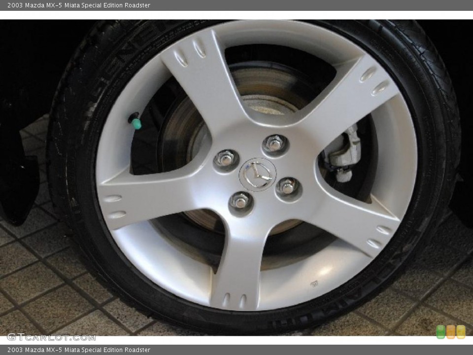 2003 Mazda MX-5 Miata Special Edition Roadster Wheel and Tire Photo #46778928