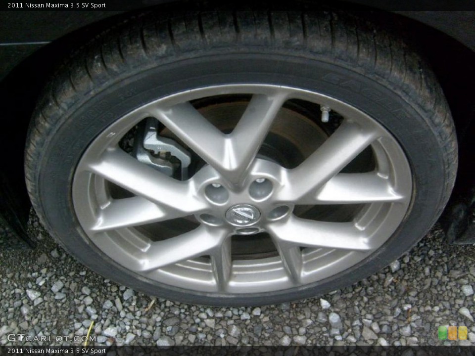2011 Nissan Maxima 3.5 SV Sport Wheel and Tire Photo #46778970