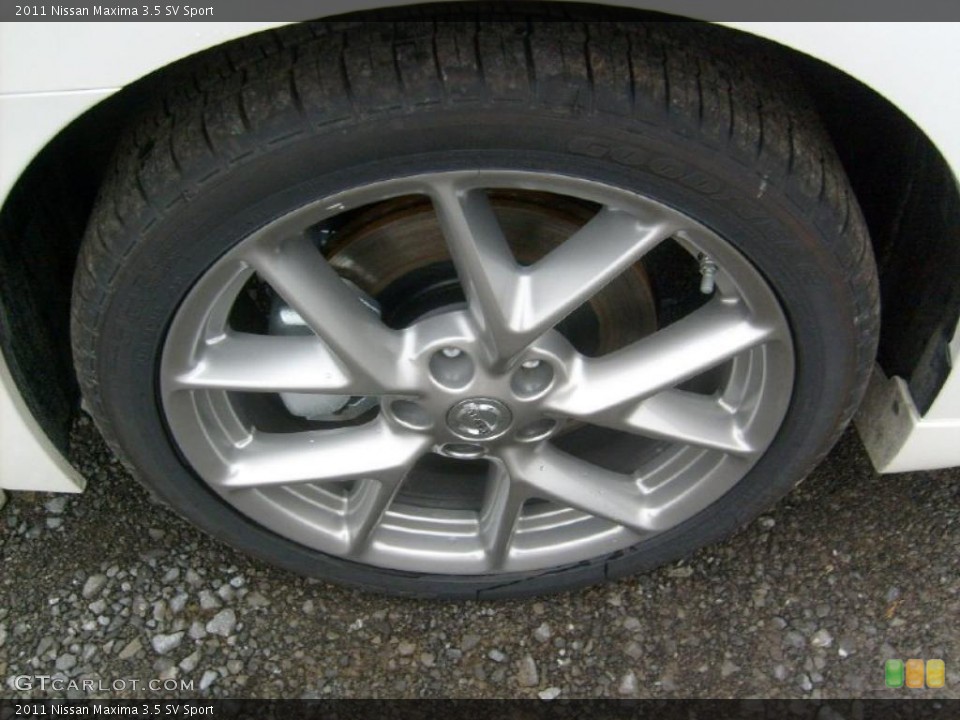 2011 Nissan Maxima 3.5 SV Sport Wheel and Tire Photo #46779252