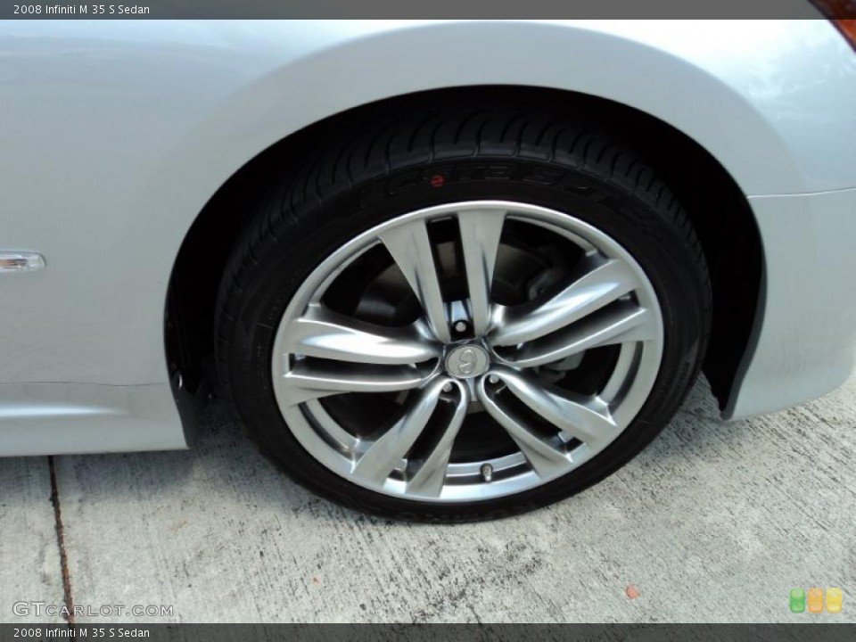 2008 Infiniti M 35 S Sedan Wheel and Tire Photo #46780431