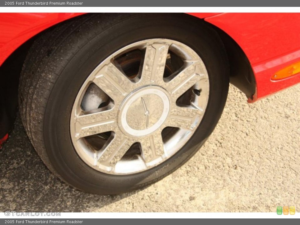 2005 Ford Thunderbird Premium Roadster Wheel and Tire Photo #46781481