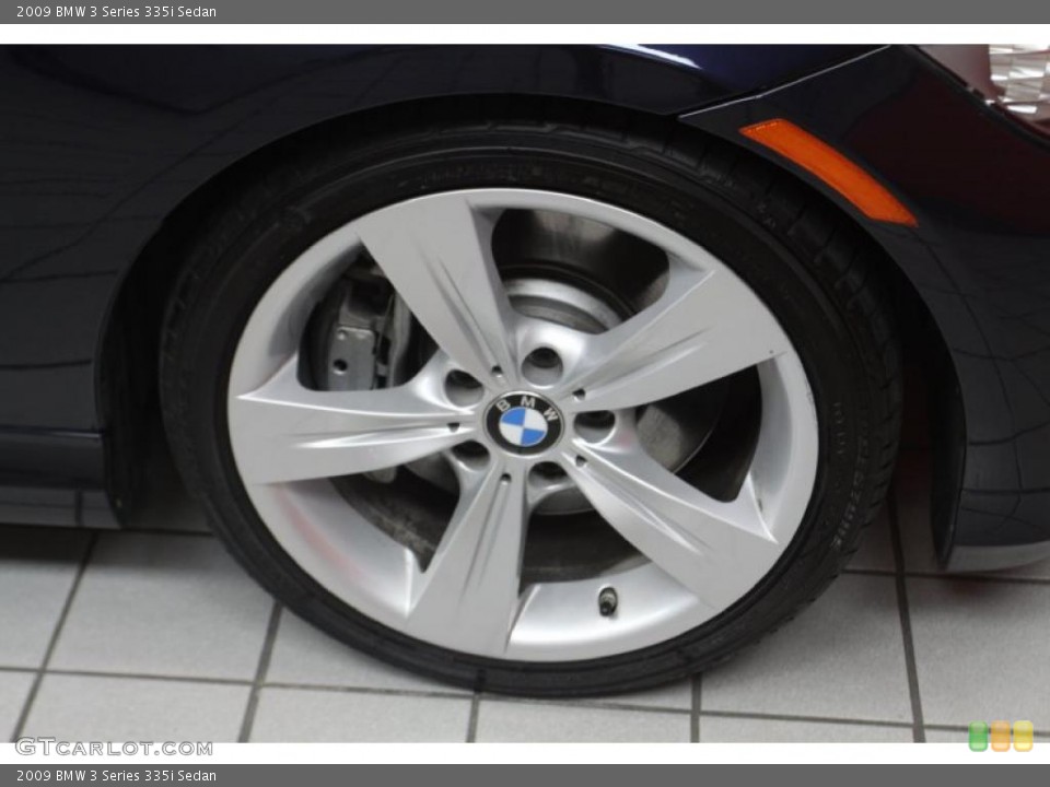 2009 BMW 3 Series 335i Sedan Wheel and Tire Photo #46785381