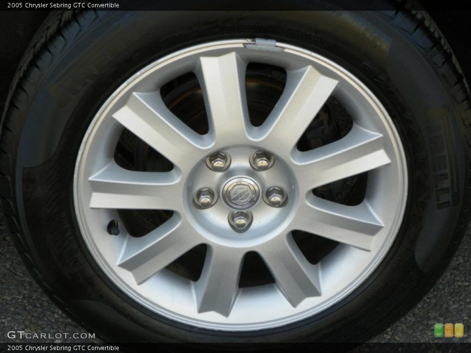2005 Chrysler Sebring GTC Convertible Wheel and Tire Photo #46786053