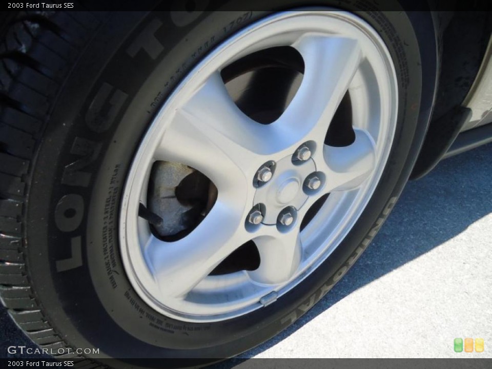 2003 Ford Taurus SES Wheel and Tire Photo #46788906