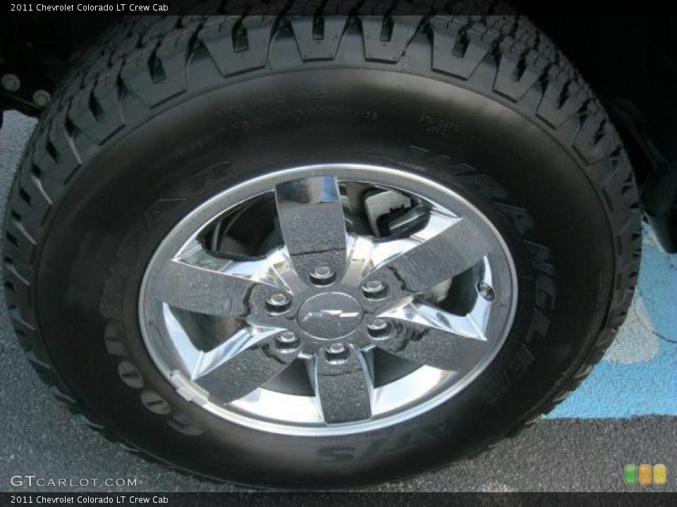 2011 Chevrolet Colorado LT Crew Cab Wheel and Tire Photo #46794051