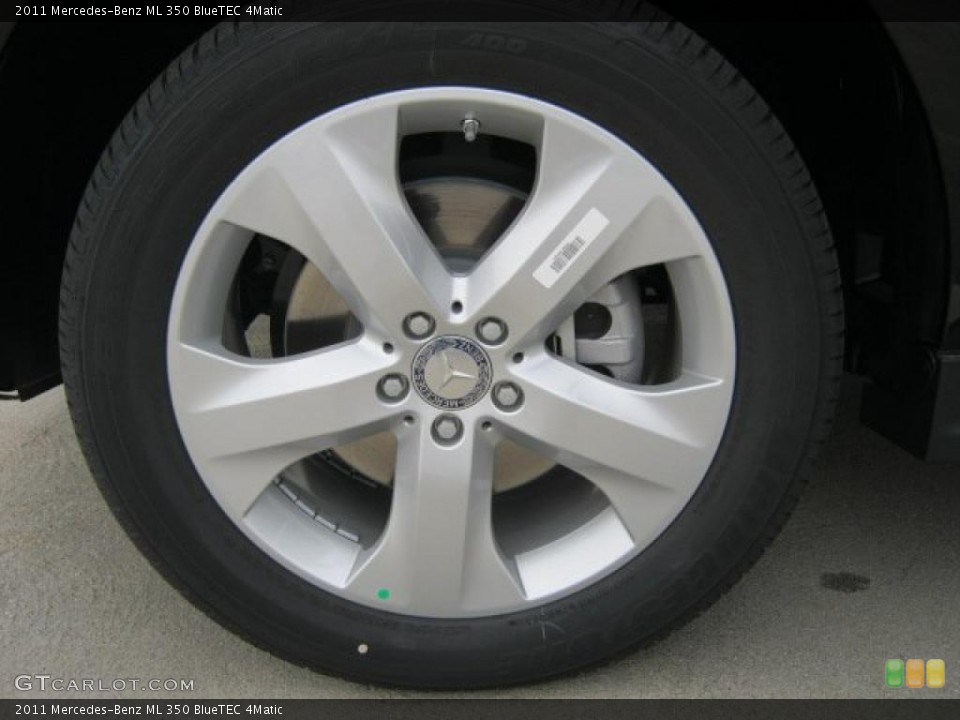 2011 Mercedes-Benz ML 350 BlueTEC 4Matic Wheel and Tire Photo #46798578