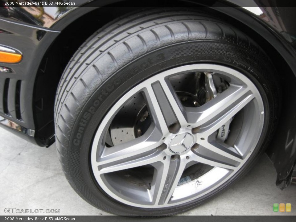2008 Mercedes-Benz E 63 AMG Sedan Wheel and Tire Photo #46800405