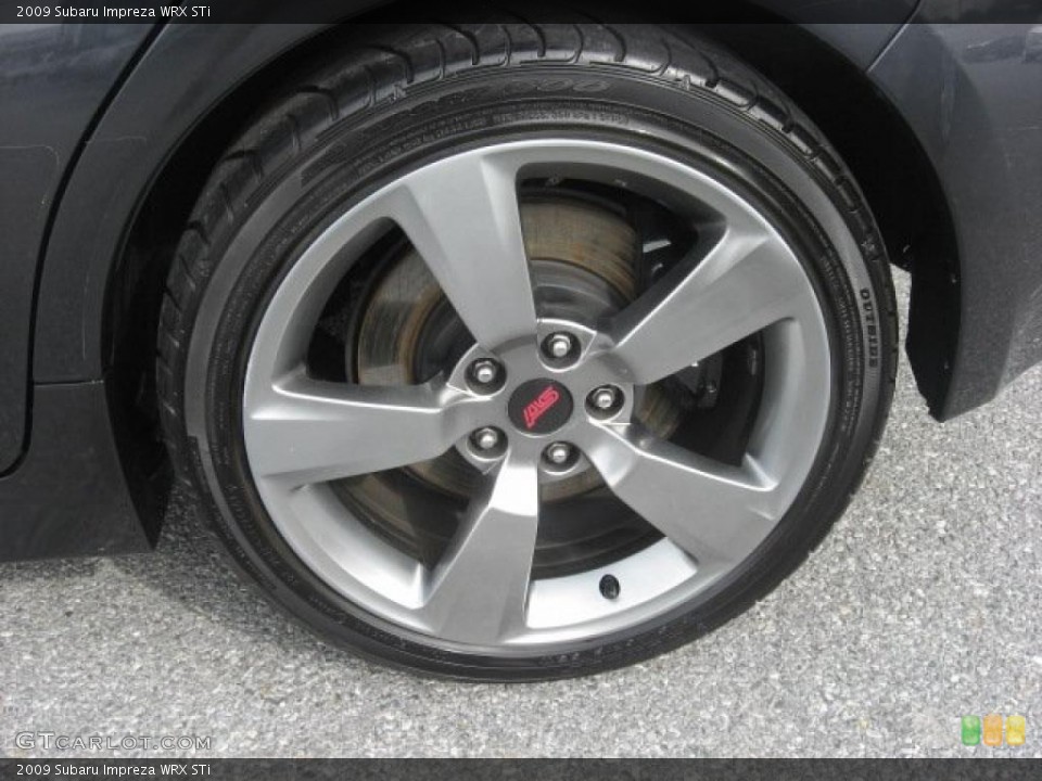 2009 Subaru Impreza WRX STi Wheel and Tire Photo #46800744
