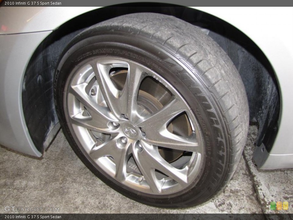 2010 Infiniti G 37 S Sport Sedan Wheel and Tire Photo #46803150