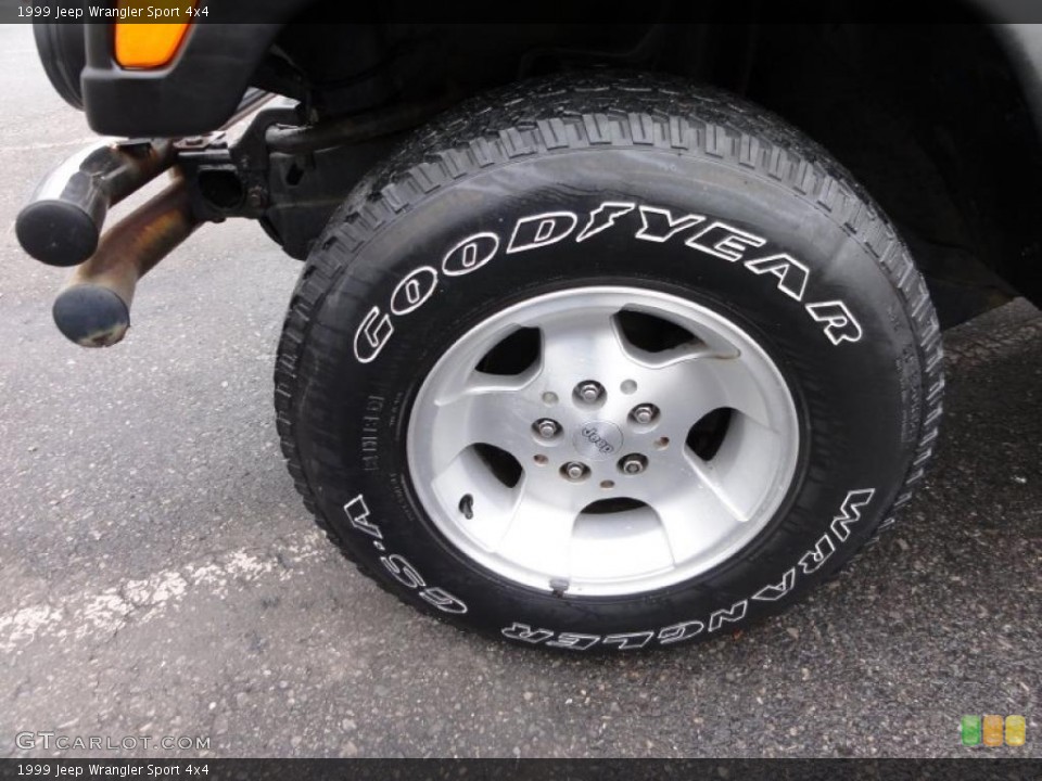 1999 Jeep Wrangler Sport 4x4 Wheel and Tire Photo #46805271