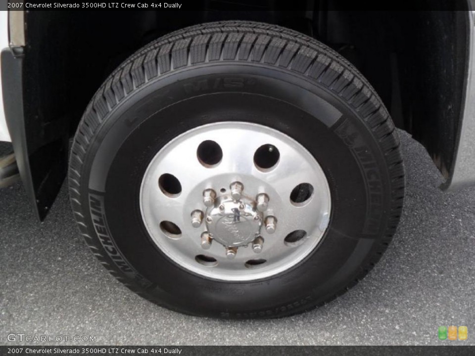 2007 Chevrolet Silverado 3500HD LTZ Crew Cab 4x4 Dually Wheel and Tire Photo #46814238