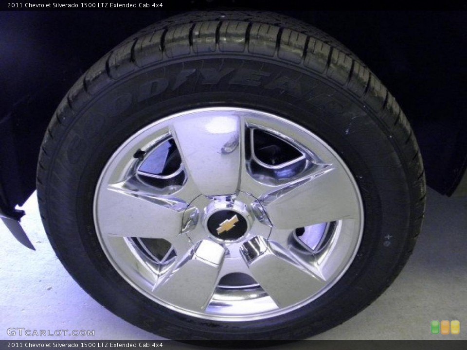 2011 Chevrolet Silverado 1500 LTZ Extended Cab 4x4 Wheel and Tire Photo #46816074