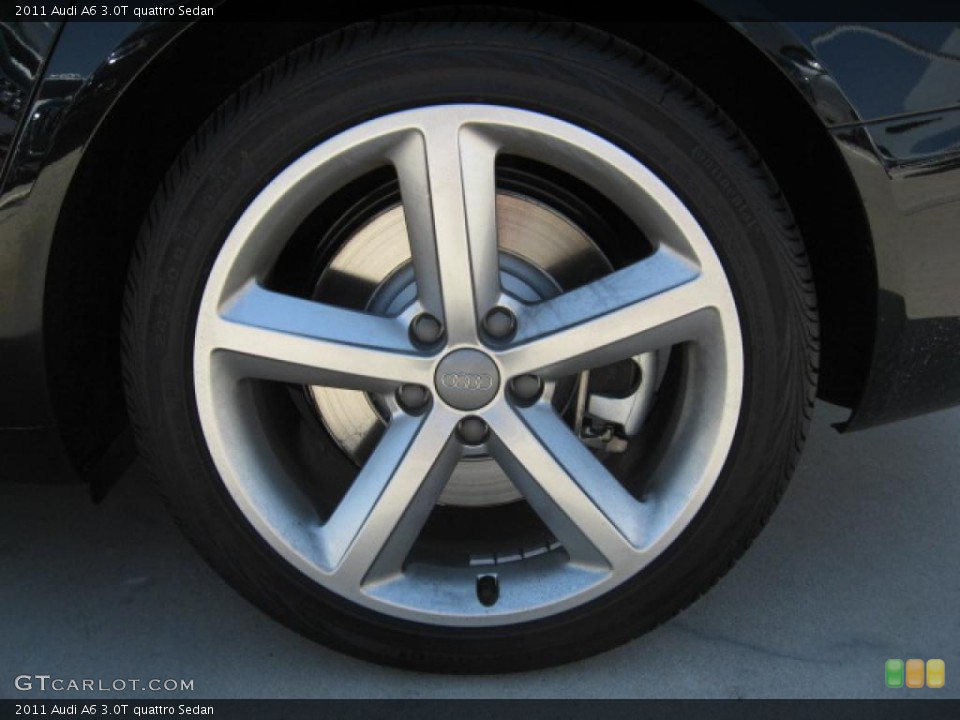 2011 Audi A6 3.0T quattro Sedan Wheel and Tire Photo #46822551