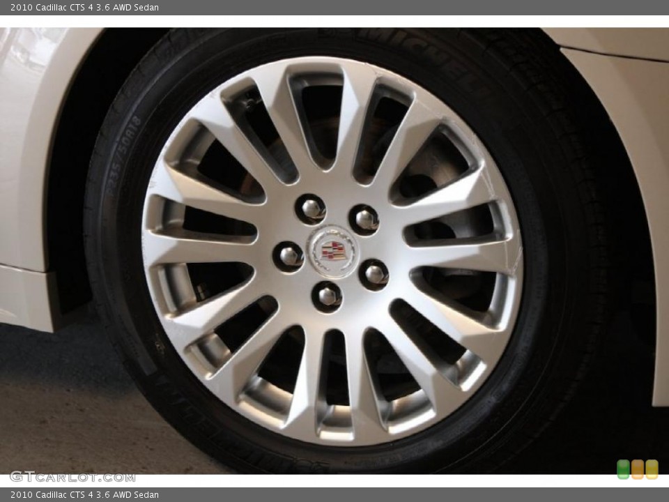 2010 Cadillac CTS 4 3.6 AWD Sedan Wheel and Tire Photo #46831398
