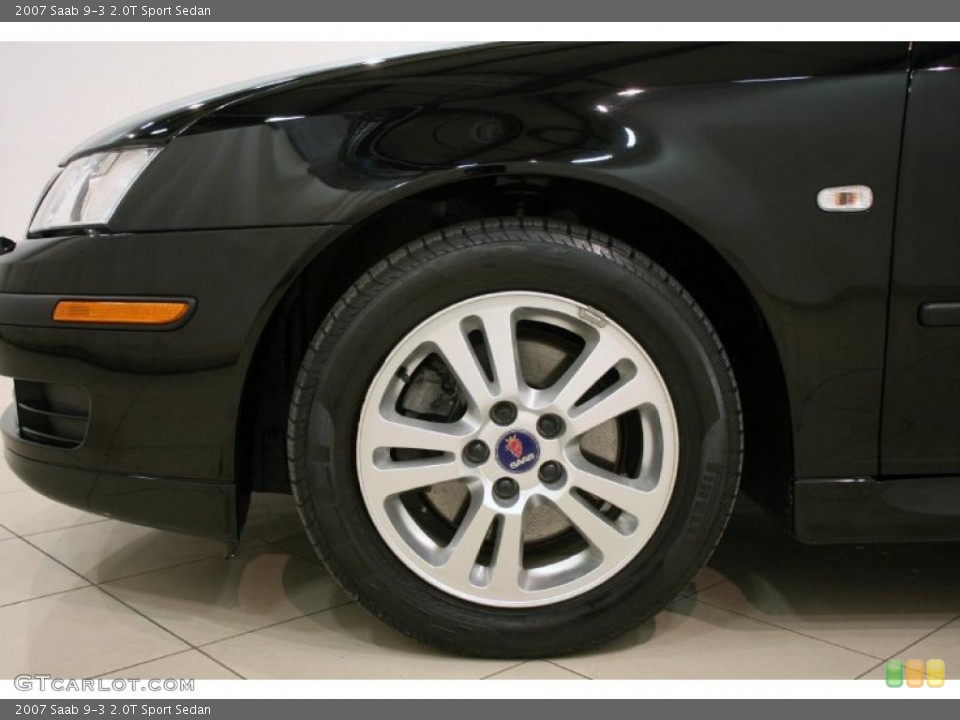 2007 Saab 9-3 2.0T Sport Sedan Wheel and Tire Photo #46841145