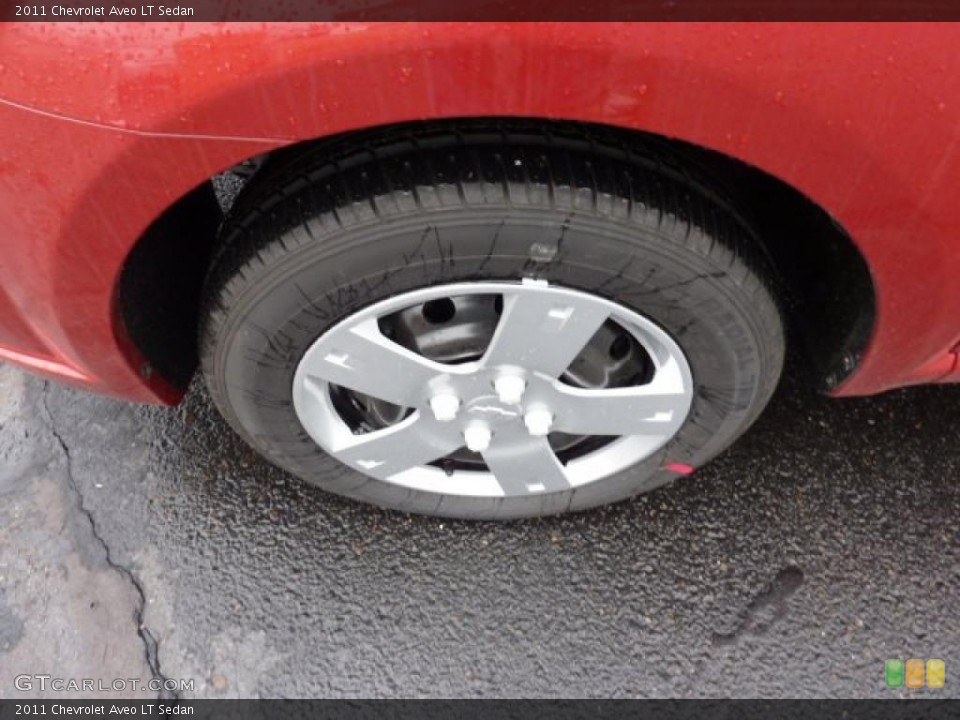 2011 Chevrolet Aveo LT Sedan Wheel and Tire Photo #46844862
