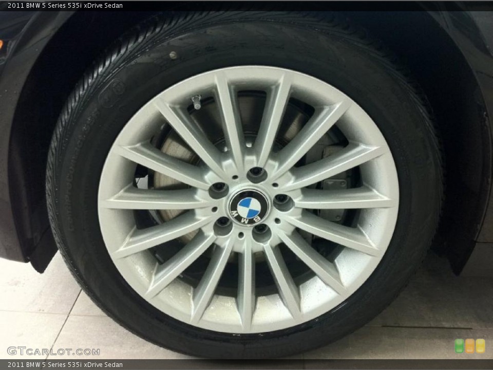 2011 BMW 5 Series 535i xDrive Sedan Wheel and Tire Photo #46845849