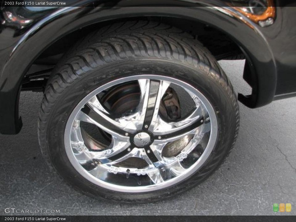 2003 Ford F150 Custom Wheel and Tire Photo #46850709