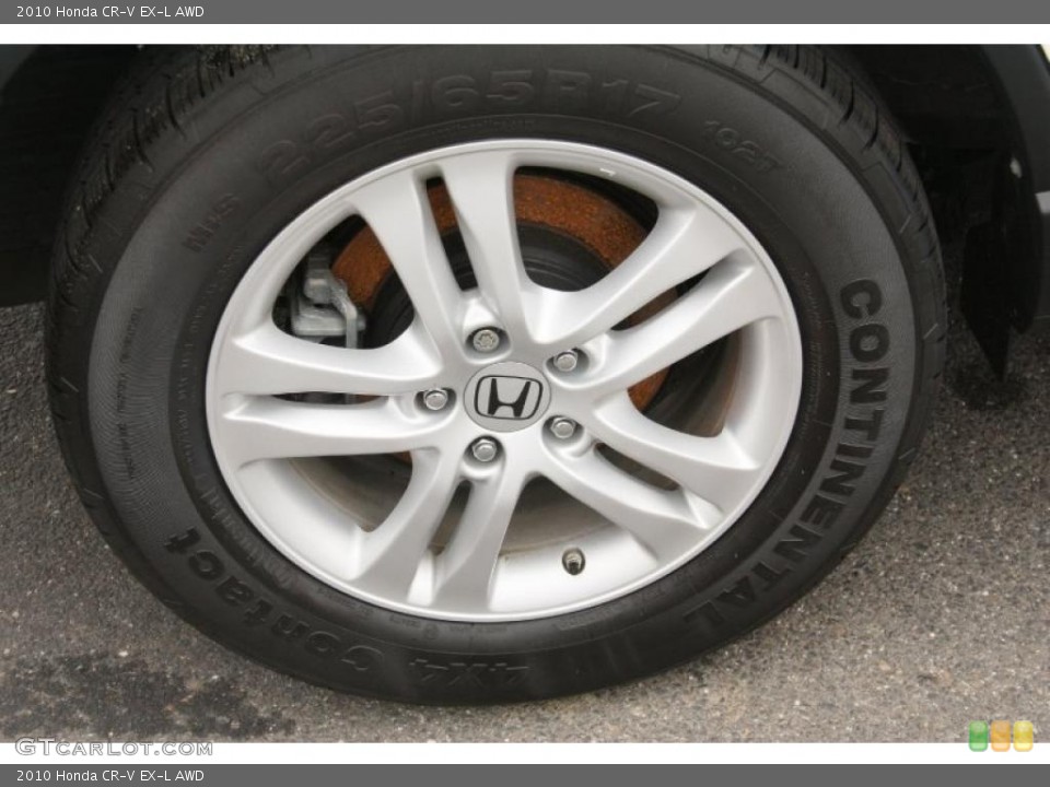 2010 Honda CR-V EX-L AWD Wheel and Tire Photo #46852338