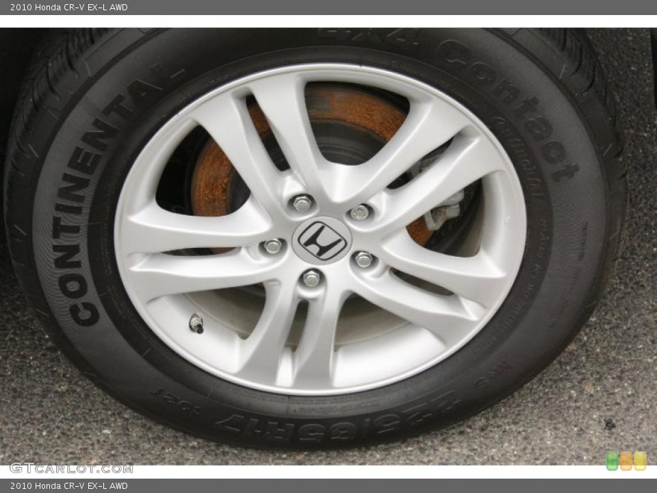 2010 Honda CR-V EX-L AWD Wheel and Tire Photo #46852356