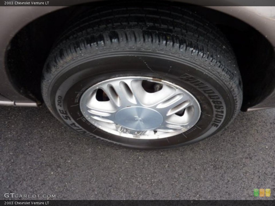2003 Chevrolet Venture LT Wheel and Tire Photo #46854639