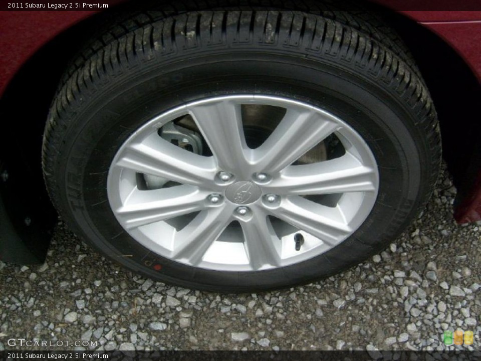 2011 Subaru Legacy 2.5i Premium Wheel and Tire Photo #46864650