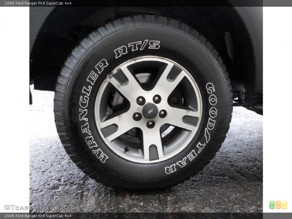 2006 Ford Ranger FX4 SuperCab 4x4 Wheel and Tire Photo #46865682