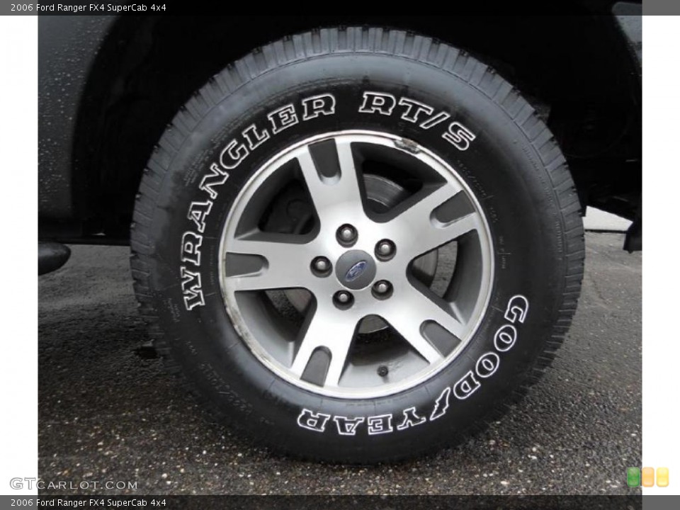 2006 Ford Ranger FX4 SuperCab 4x4 Wheel and Tire Photo #46865688