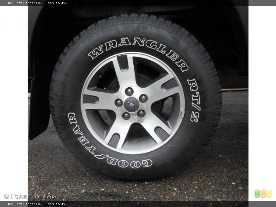 2006 Ford Ranger FX4 SuperCab 4x4 Wheel and Tire Photo #46865697