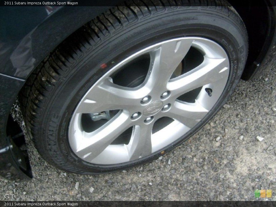 2011 Subaru Impreza Outback Sport Wagon Wheel and Tire Photo #46867746